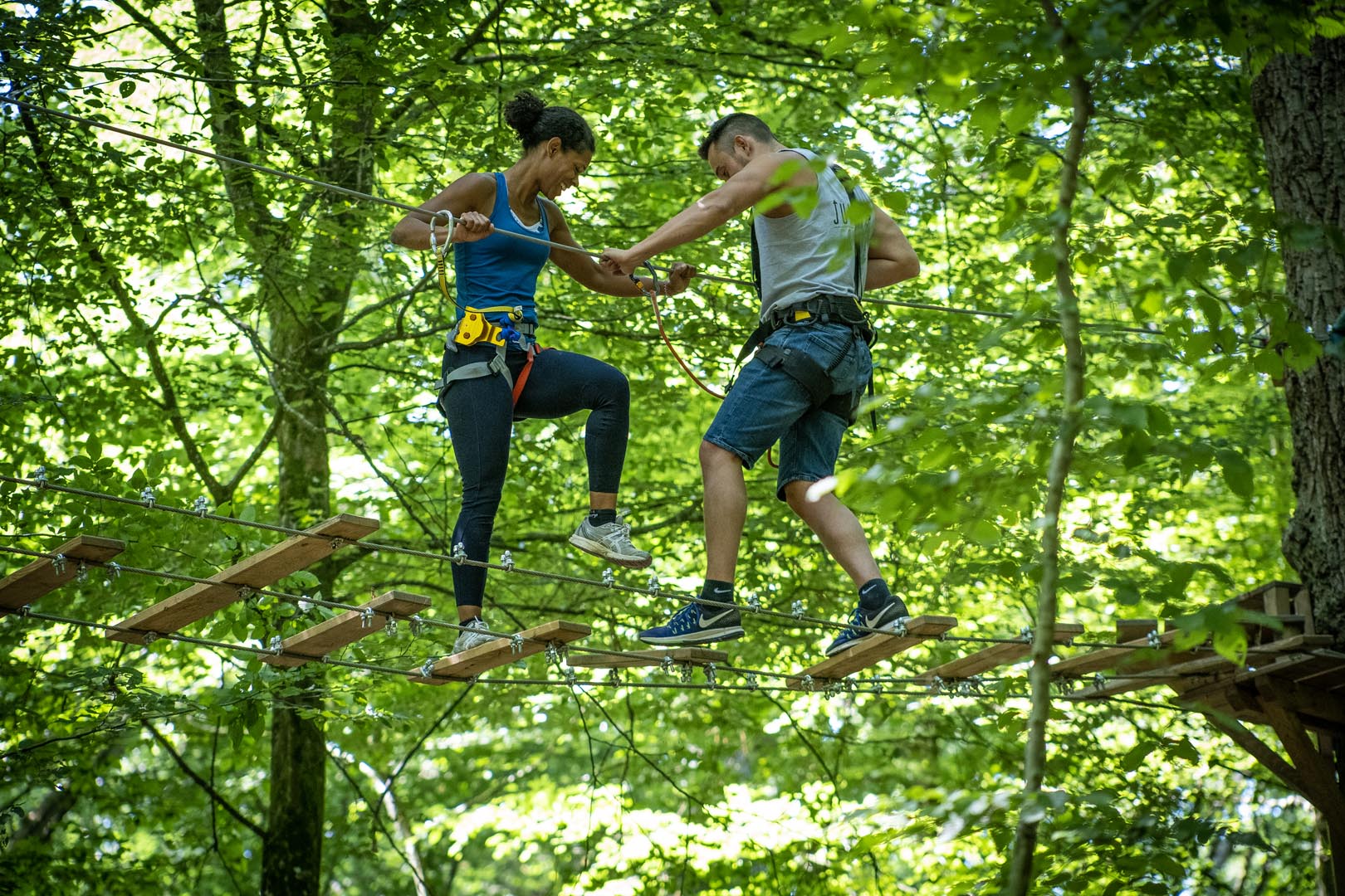 Accrobranche Chenoise Jumping Forest